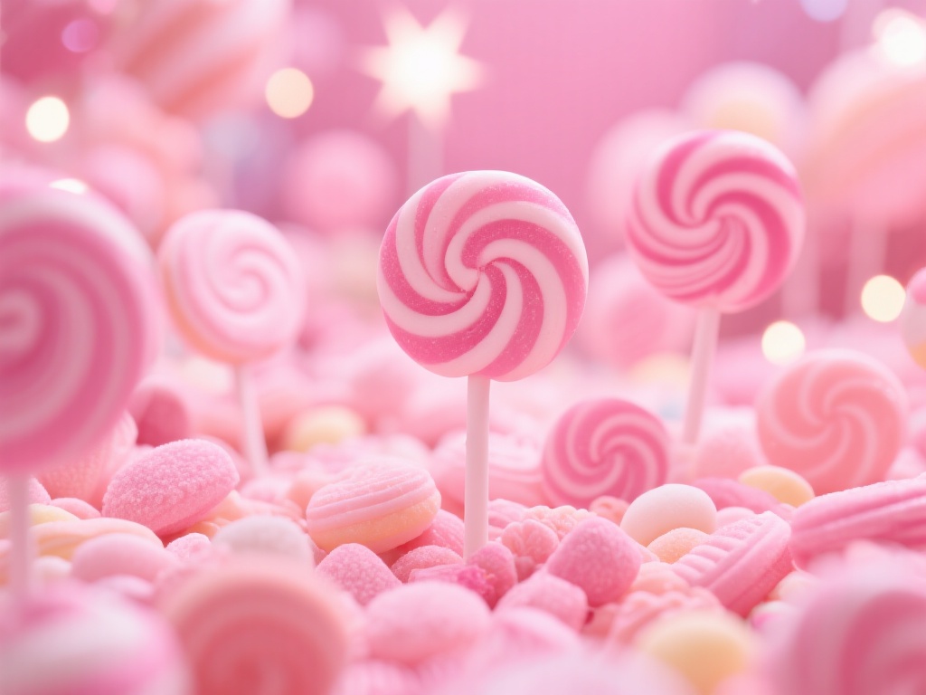 糖果派对粉色糖果的甜蜜梦幻奇妙之旅