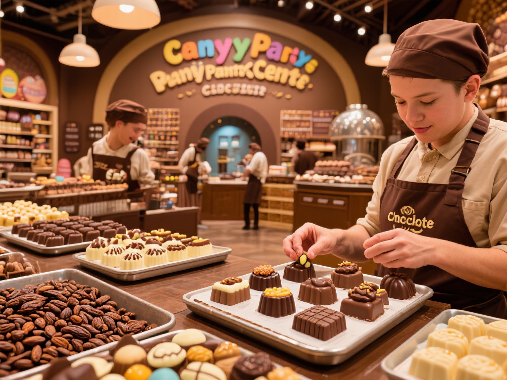 畅游糖果派对中心，开启甜蜜奇趣冒险之旅