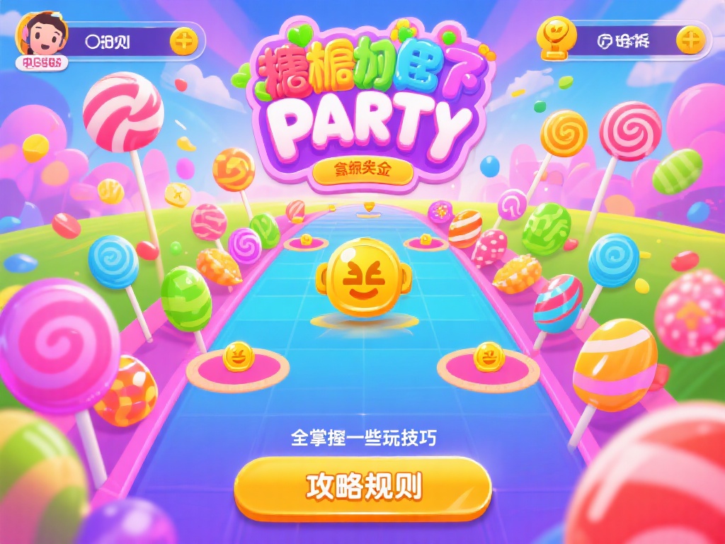 糖果派对是一款备受玩家喜爱的电子游戏，其色彩斑斓的