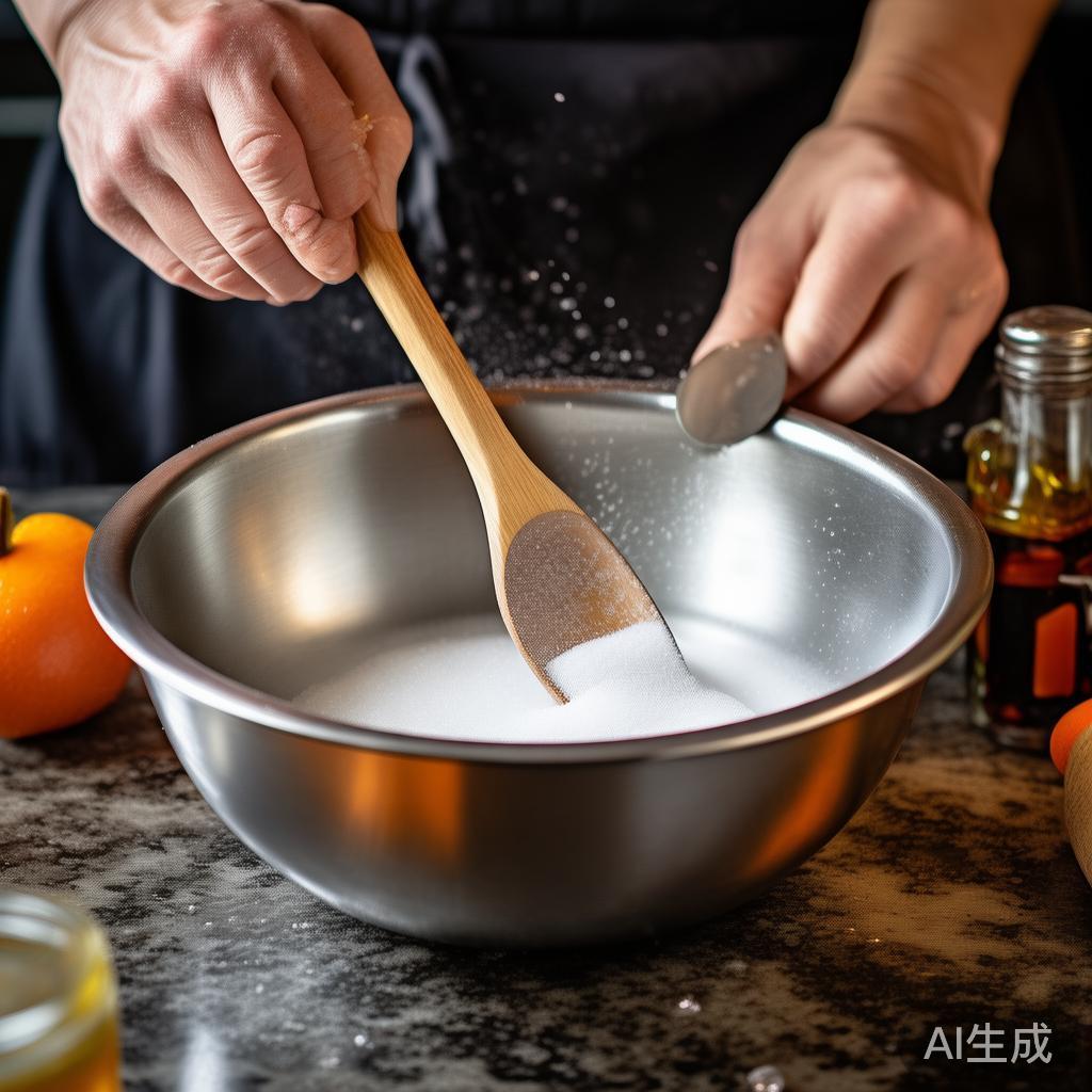 准备原料：主要包括细砂糖与清水，根据需要加入香料或