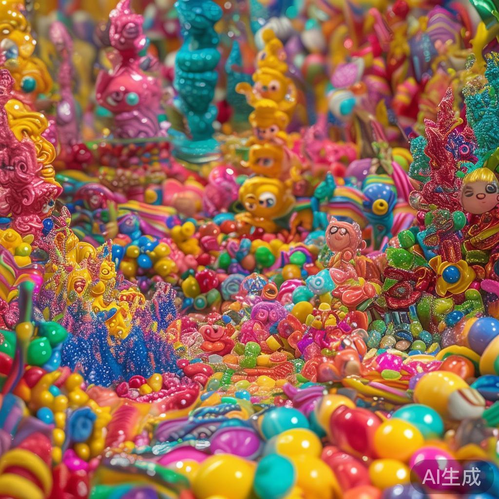 奇幻童趣世界:卡通糖果派对的快乐冒险之旅