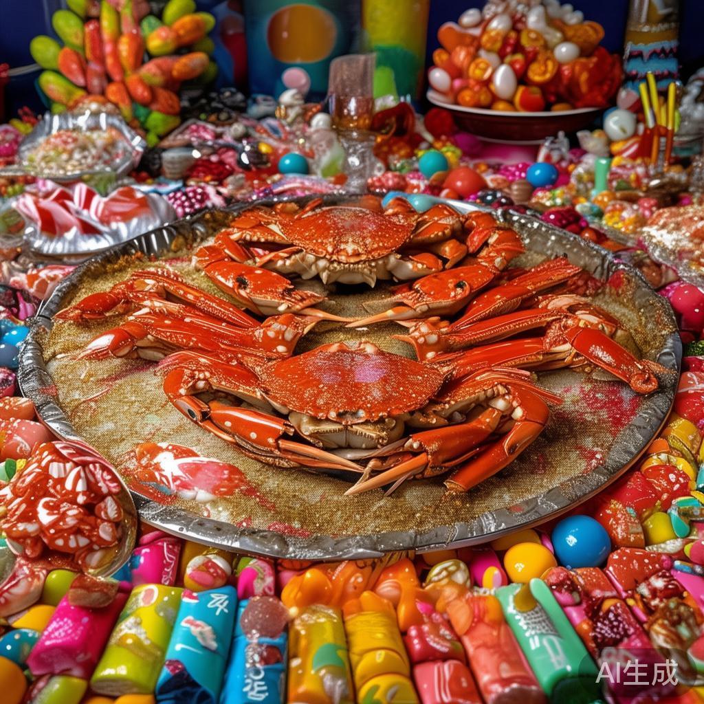精彩纷呈的螃蟹派对糖果盛宴盛情邀请你共同享受 以“精彩纷呈的螃蟹派对糖果盛宴”作为主题,彰显了多