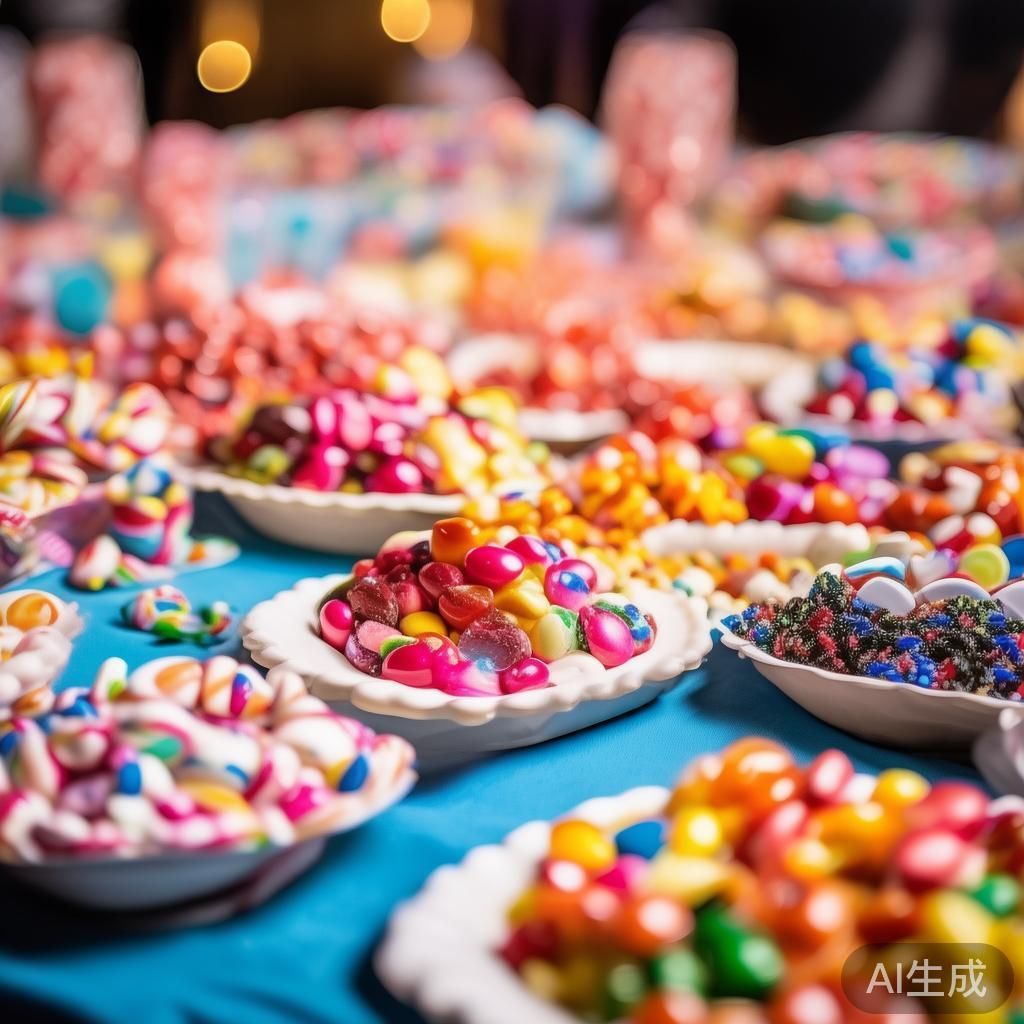 沉浸式多彩混合糖果盛宴：糖果派对中的甜蜜狂欢体验