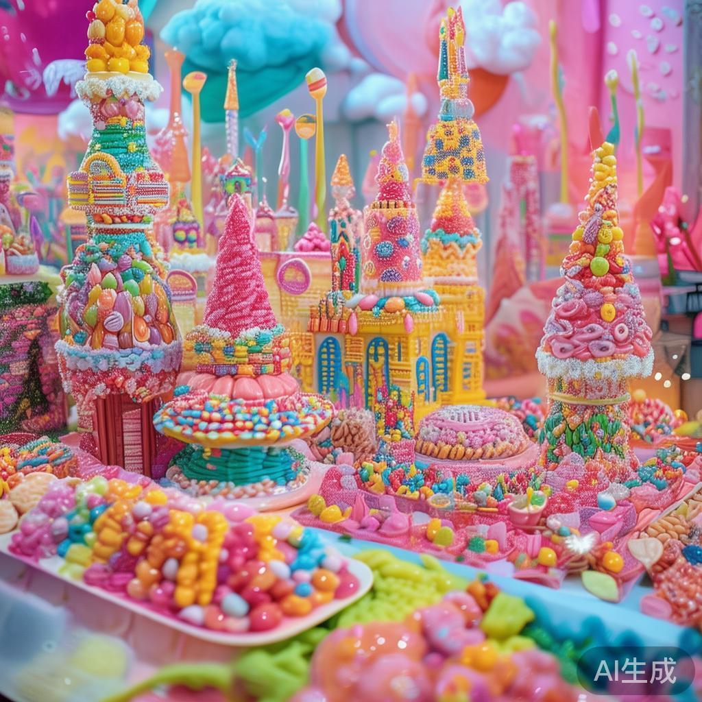 创意甜品盛宴：糖果派对与冰淇淋的奇幻融合之旅
