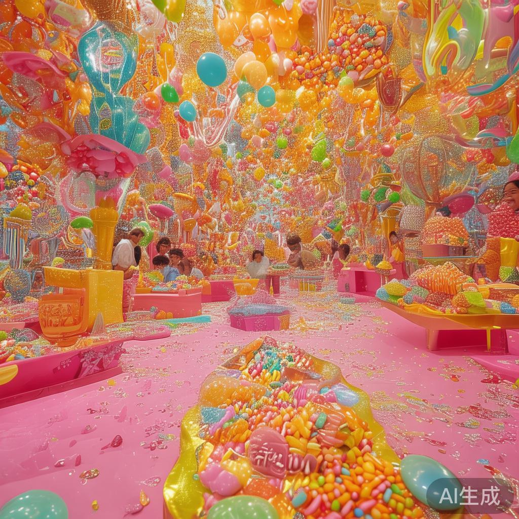 金多宝糖果派对以“精彩纷呈欢乐无限”为核心理念，旨